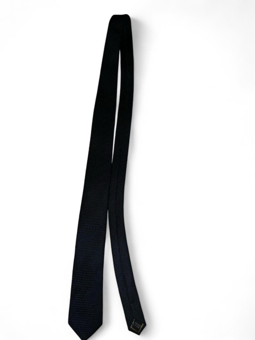 Men's Dark Navy Blue Knit Tie - Enzo Casciano